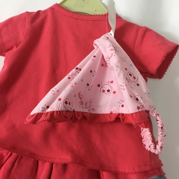 Petit Lem Baby Girl Romper 3 Piece Size 3 Month New - Picture 3 of 6